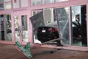 Shocking Incident: Car Smashes Into NY Building, Causes Chaos